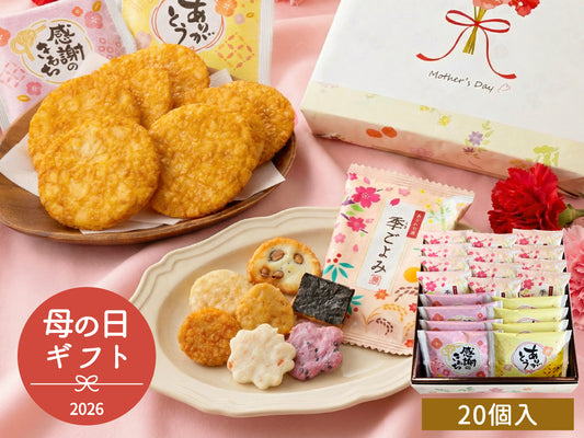 母の日 おせんべい ギフト(20個入)