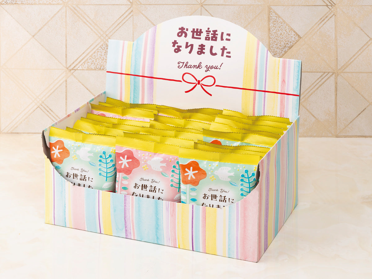 お世話になりましたパスタスナック 30袋セット(箱入り) – 三州総本舗