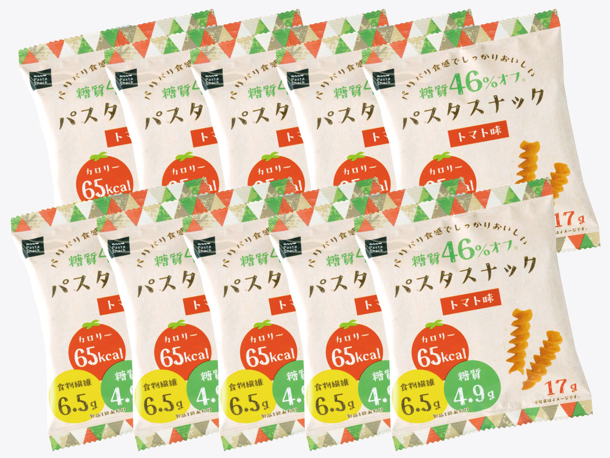 糖質オフパスタスナック ソルト味&トマト味 20袋セット【送料無料 ...